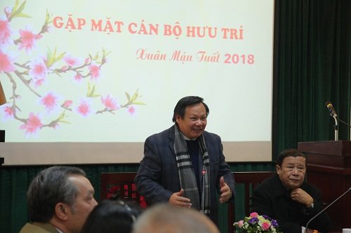 Tổng cục trưởng TCDL Nguyễn Văn Tuấn phát biểu tại buổi gặp mặt
